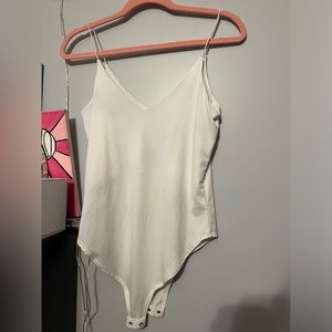 White Bodysuit Tank Top